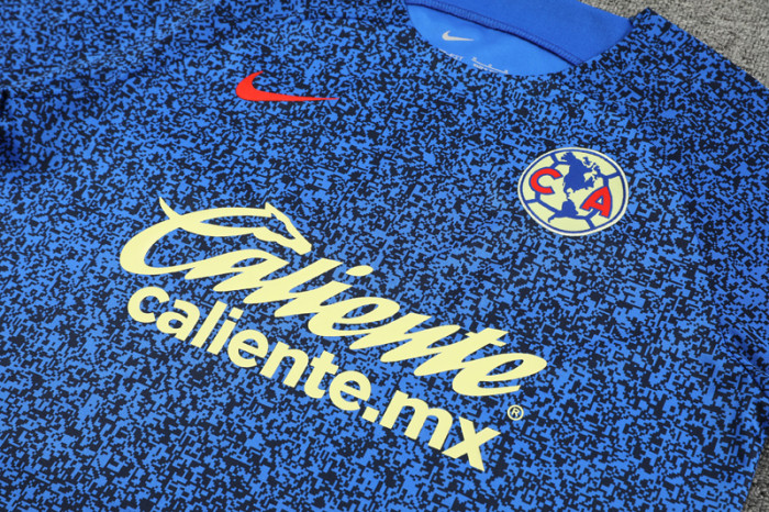 24-25 Club America Royal Blue Training Short Suit