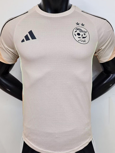 25-26 Algeria Khaki Player Version Training shirts #A38卡其