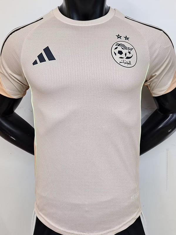 25-26 Algeria Khaki Player Version Training shirts #A38卡其