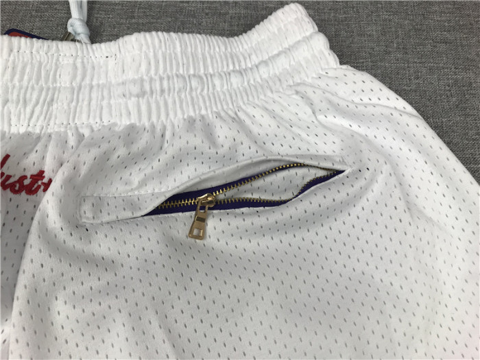 NETS White City Edition Top Quality NBA Pocket Pants #篮网队