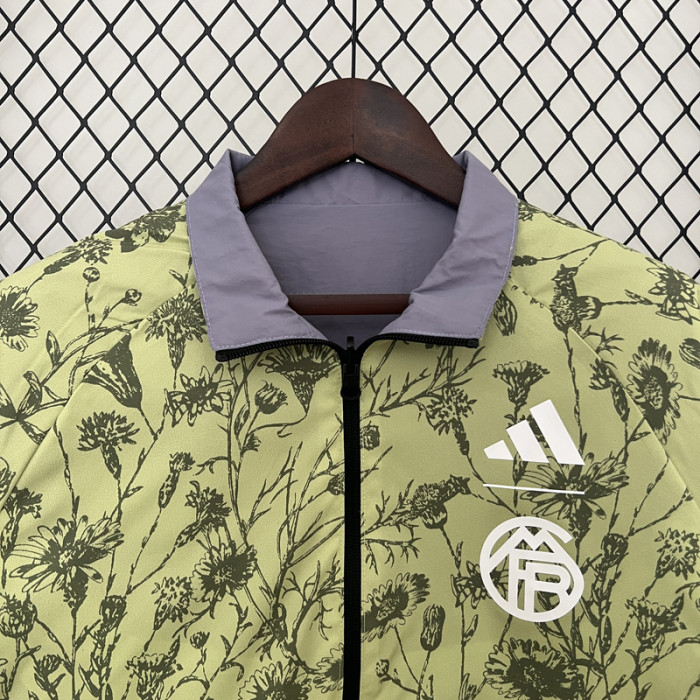 2024 Bayern Purple & Green Double Sided Windbreaker (双面风衣)