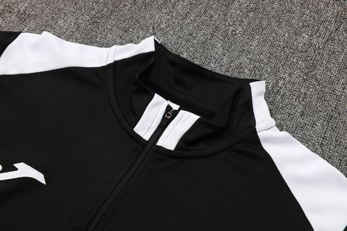 2025 JOM Black Half Pull Tracksuit (半拉链)