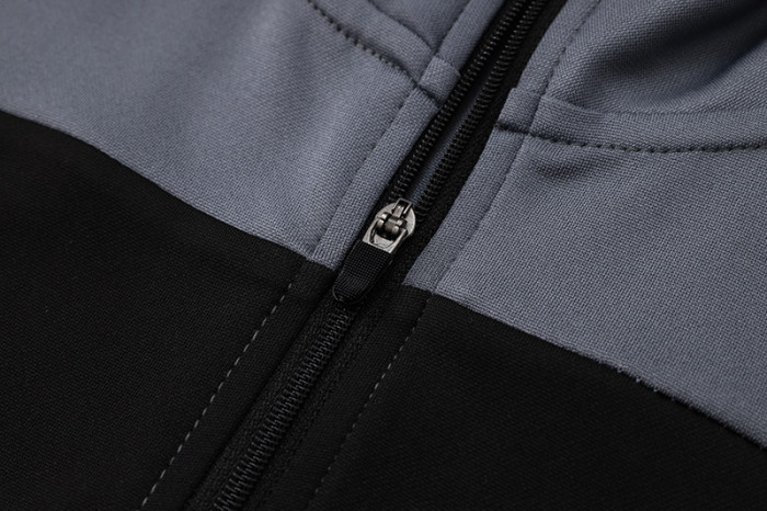 2025 AD Grey Half Pull Tracksuit #07(半拉链)