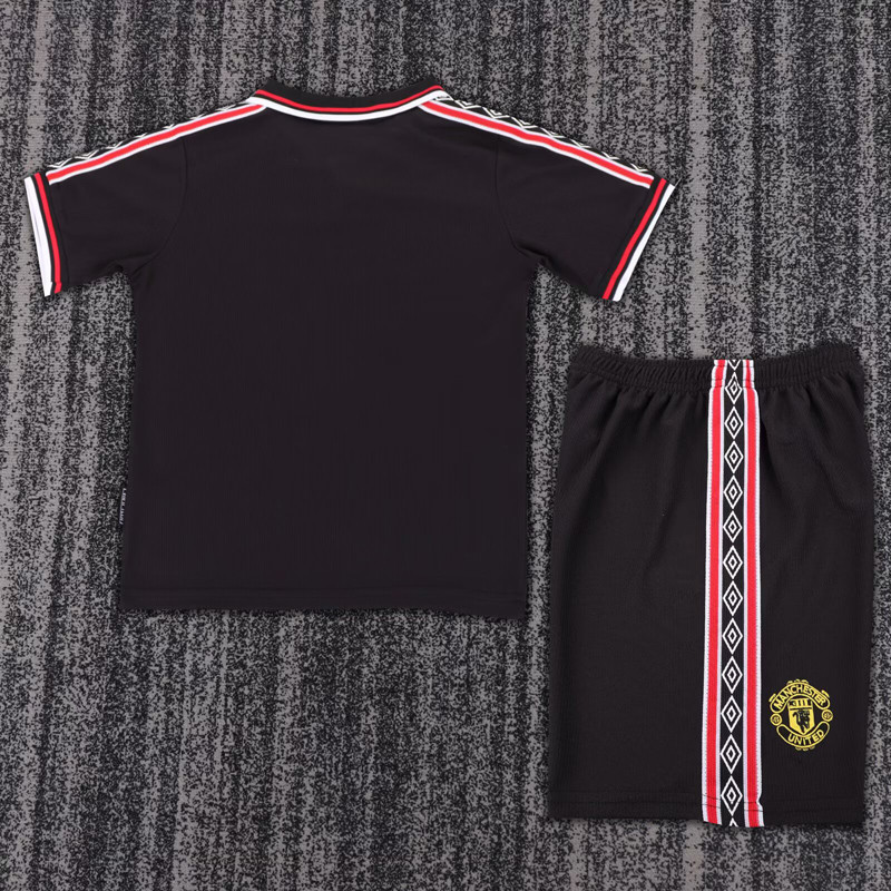 1998-1999 Man Utd Third Kids Retro Soccer Jersey