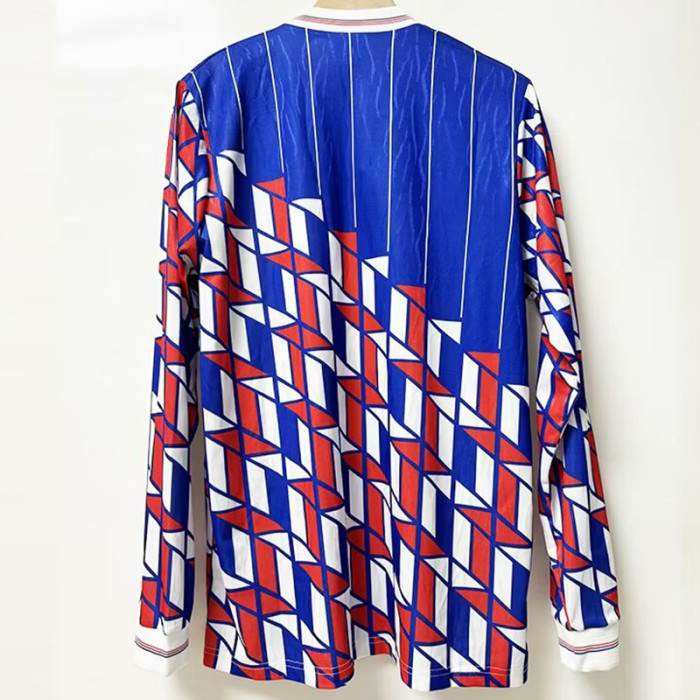 1990 Ajax Away Long Sleeve Retro Soccer Jersey (长袖)