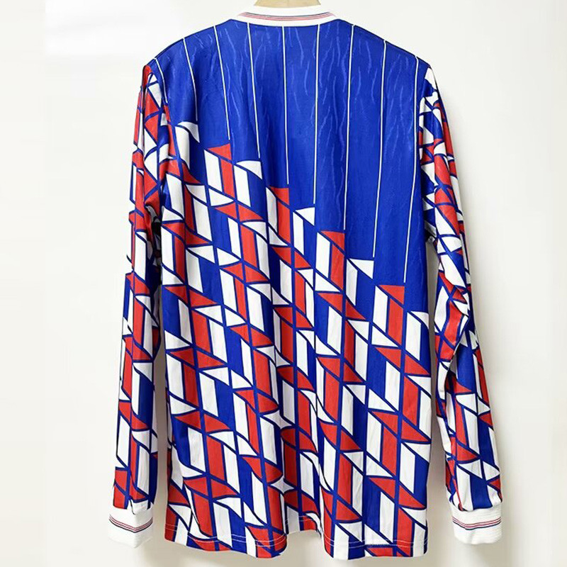 1990 Ajax Away Long Sleeve Retro Soccer Jersey (长袖)
