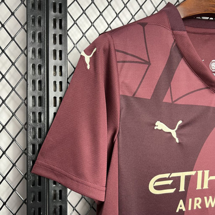 24-25 Man City Third Fans Soccer Jersey