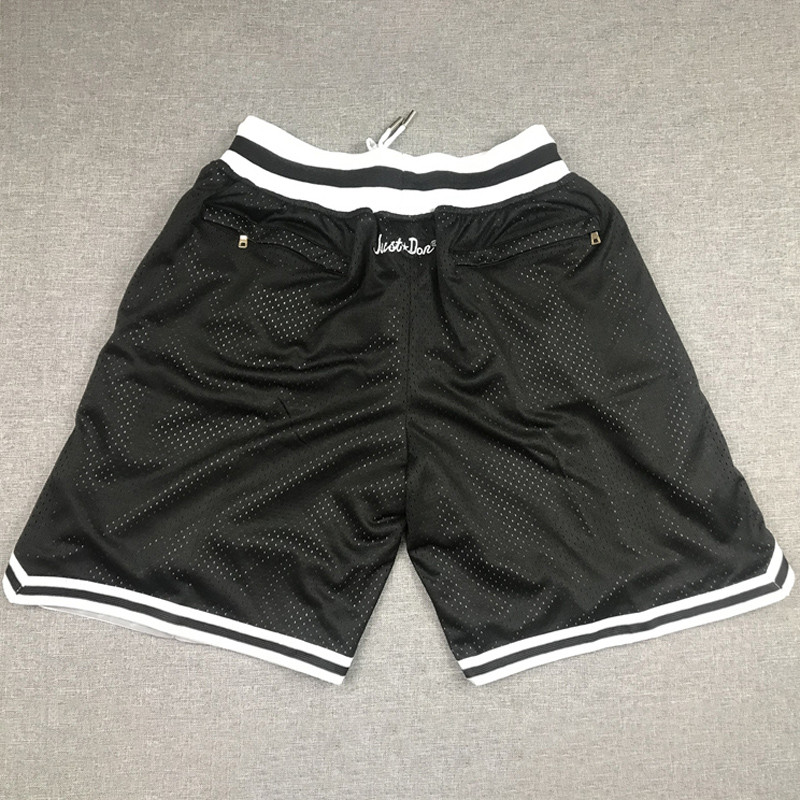 NETS Black City Edition Top Quality NBA Pocket Pants #篮网队