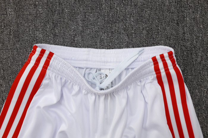 25-26 Bayern White Half Pull Tracksuit #B2520(半拉链)