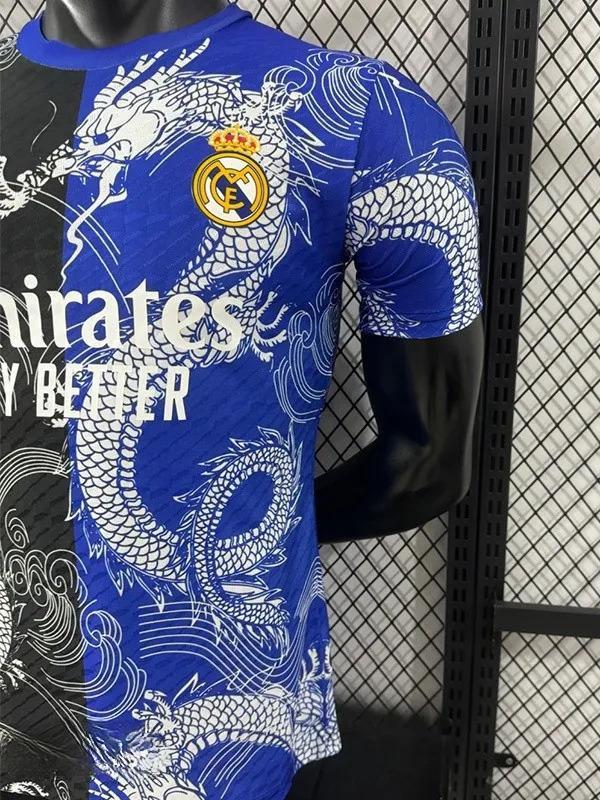 25-26 RMA  Black Blue Special Edition Player Version Training Shirts (龙纹)