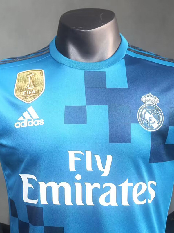 2017-2018 RMA Third Player Version Retro Soccer Jersey（ 球员）