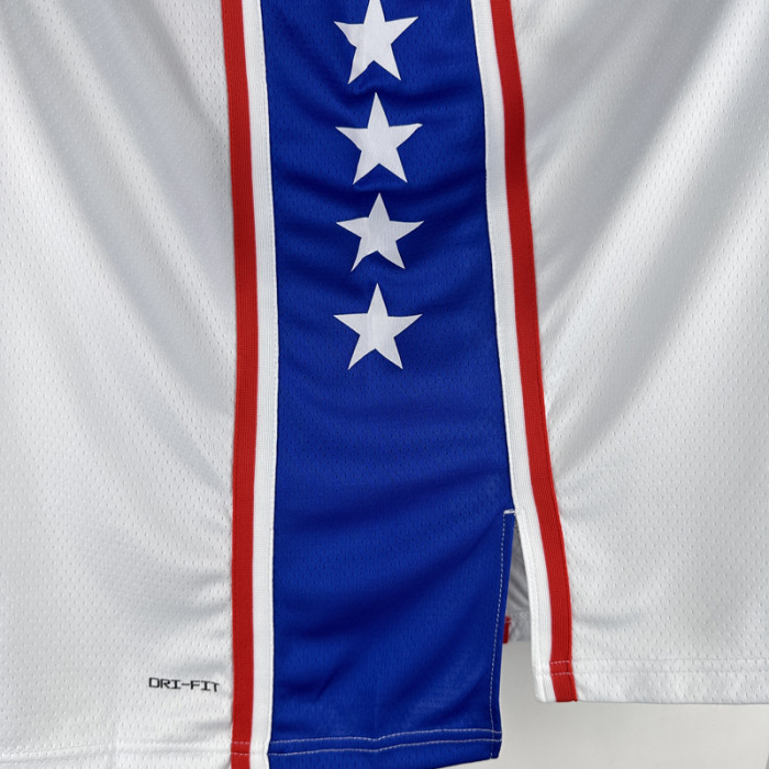 22-23 76ERS GEORGE #8 White Top Quality Hot Pressing NBA Jersey