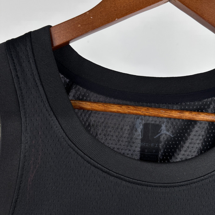 LAKERS JAMES #23 Black Top Quality Hot Pressing NBA Jersey (荣耀版)
