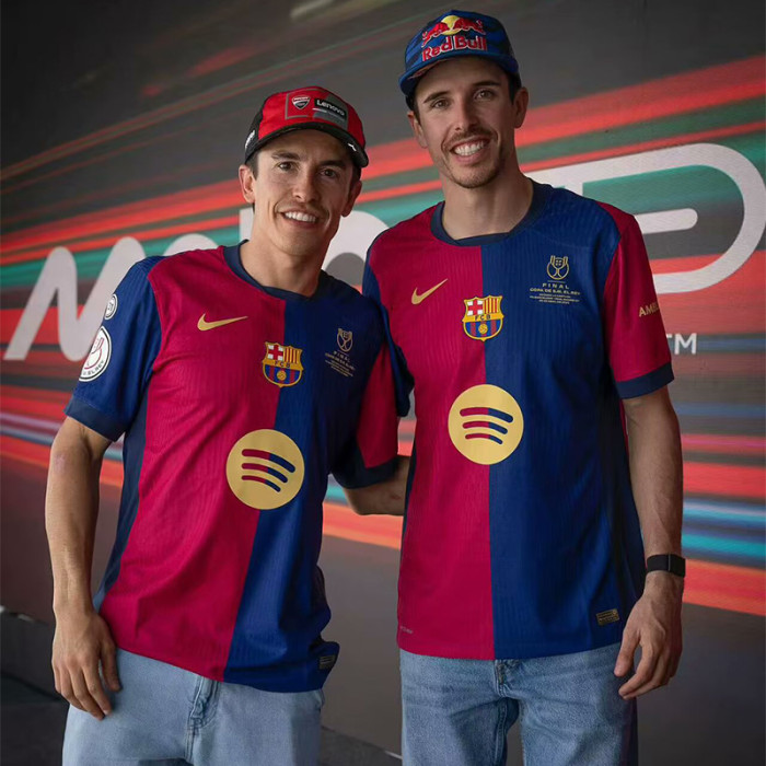 24-25 BAR Home Player Version Soccer Jersey *新广告