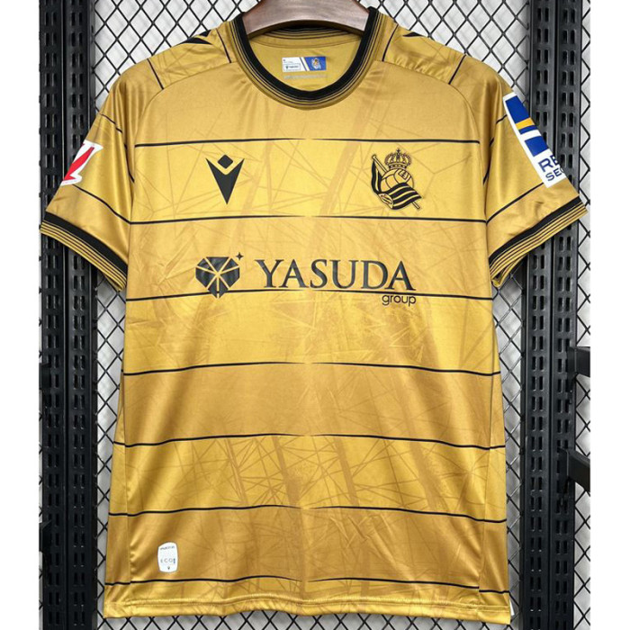 24-25 Real Sociedad Away Fans Soccer Jersey