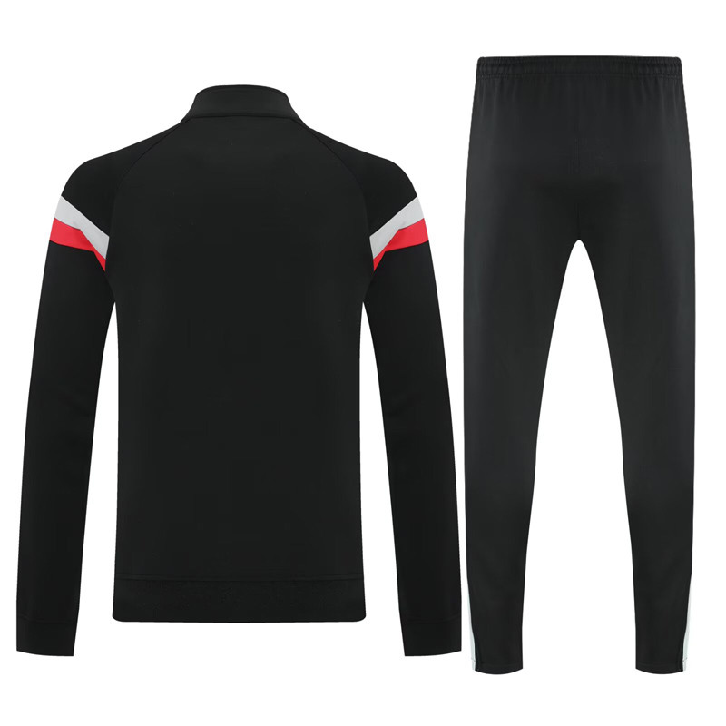 2025 AD Black Jacket Tracksuit #2314