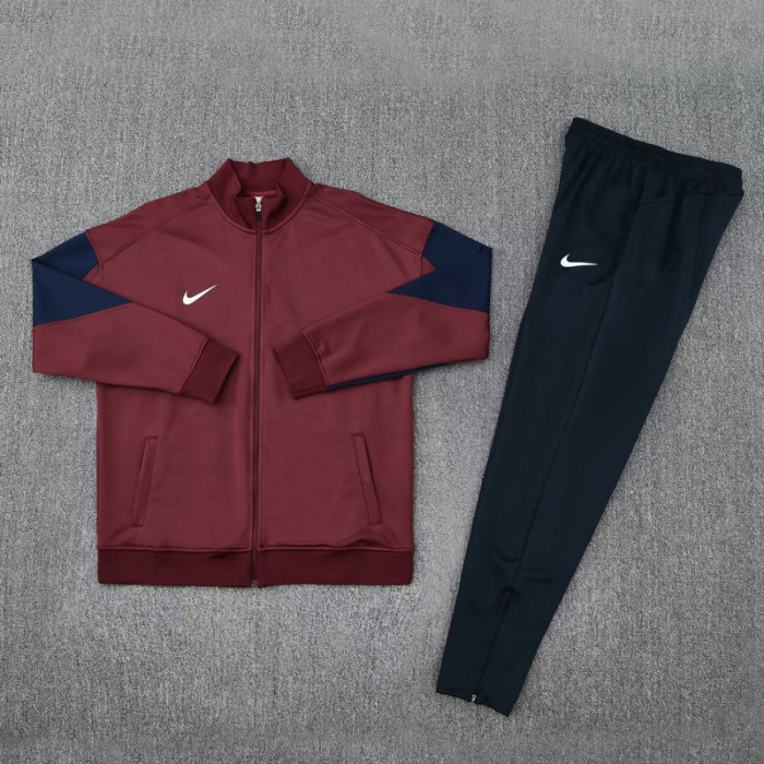 2025 NK Dark red Jacket Tracksuit #2318