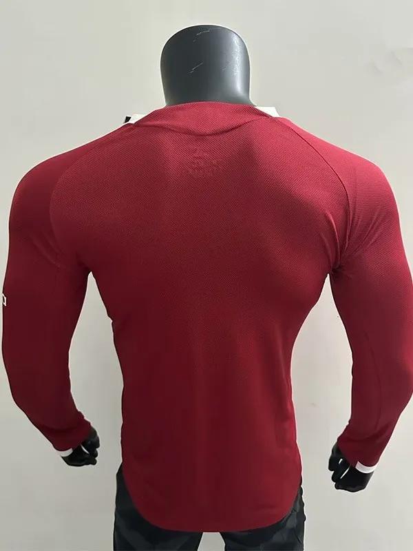 25-26 LIV Home Long Sleeve Player Version Soccer Jersey (长袖球员)
