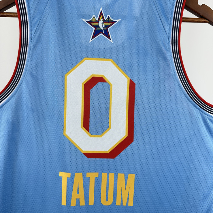 25-26 ALL-STAR TATUM #0 Light blue Top Quality Hot Pressing NBA Jersey