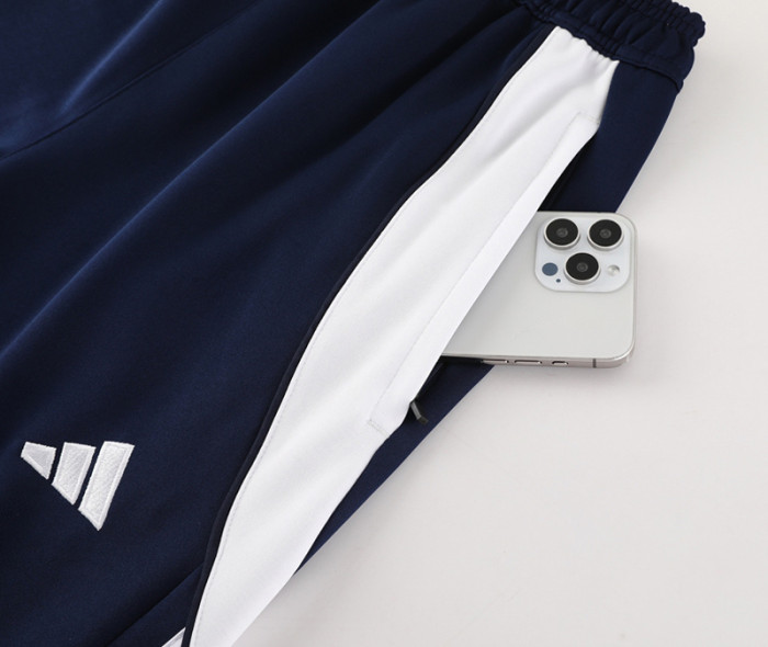 2024 AD Royal Blue Jacket Tracksuit #AJ17