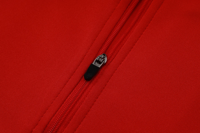 2025 AD Red Half Pull Tracksuit #06(半拉链)