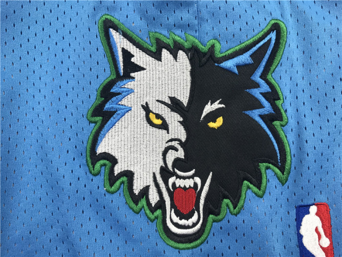 TIMBERWOLVES Light blue City Edition Top Quality NBA Pocket Pants #森林狼