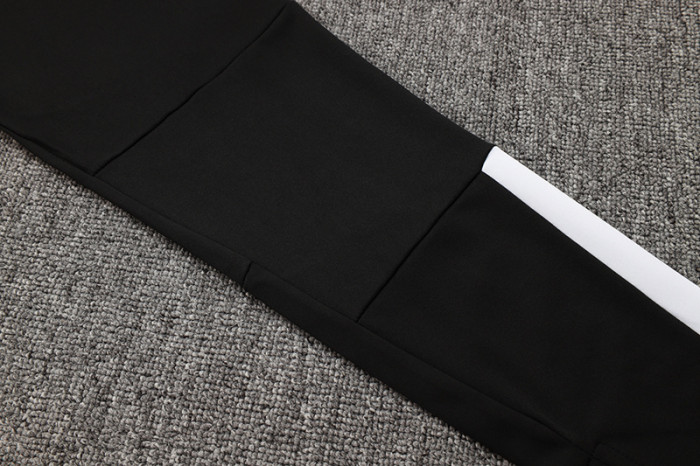 2025 JOM Black Half Pull Tracksuit (半拉链)