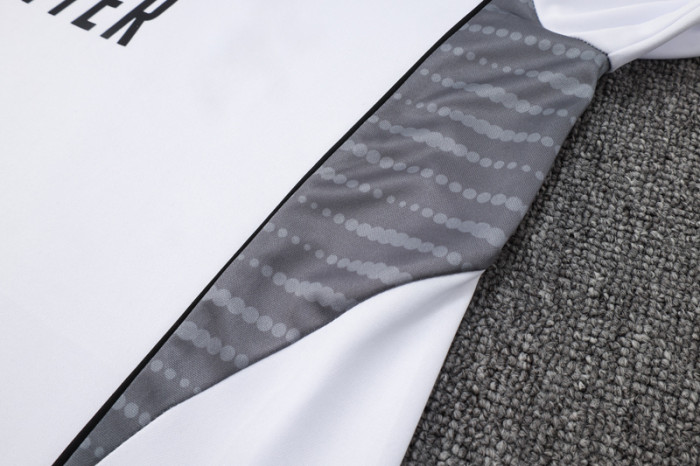 25-26 RMA White Half Pull Tracksuit #B2505(半拉链)