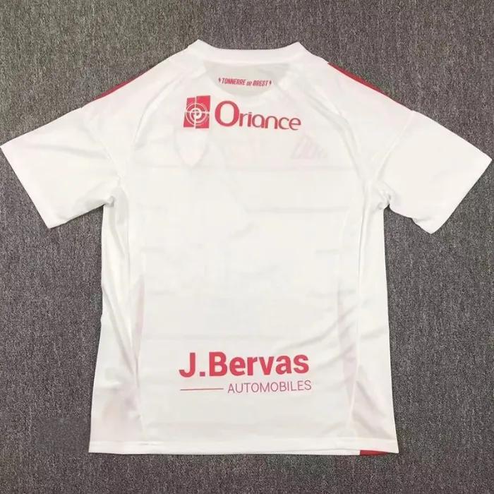24-25 Stade Brestois Away Fans Soccer Jersey