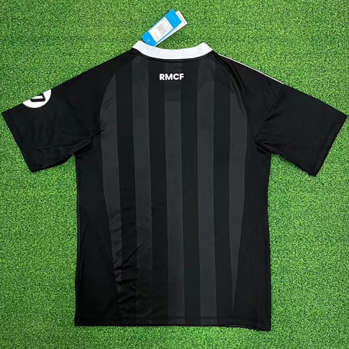 25-26 RMA Black GoalKeeper Fans Soccer Jersey