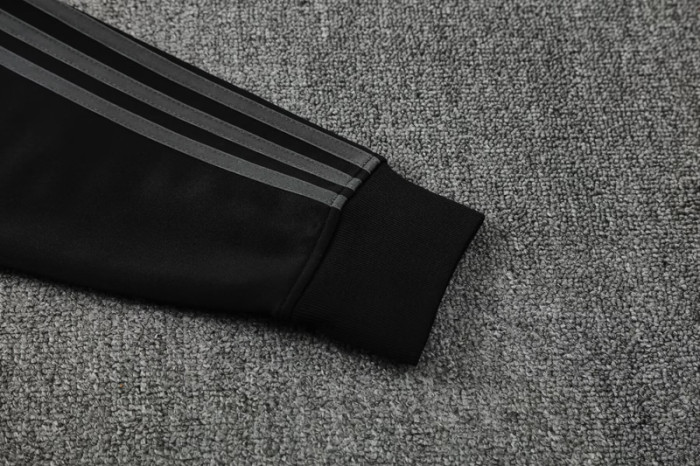 2025 AD Black Jacket Tracksuit #2313