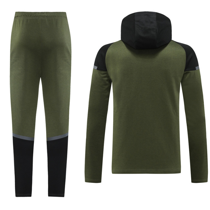 2024 PM01 Dark green Hoodie Jacket Tracksuit (墨绿色)