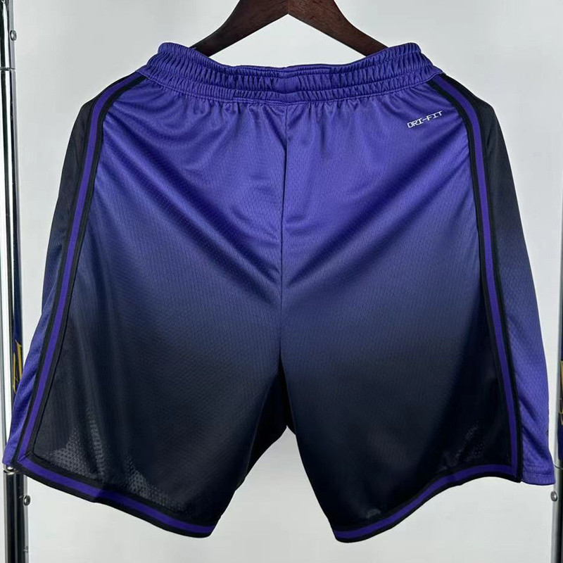 24-25 LAKERS Purple City Edition Top Quality NBA Pants