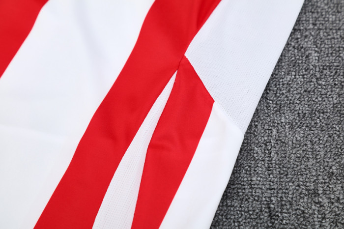 2025 AD White Red Tank top and shorts suit