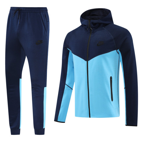 2024 NK Blue Hoodie Jacket Tracksuit #NM07(蓝色)