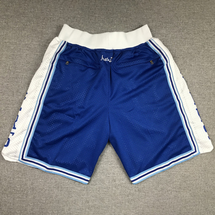 Lakers LOS Blue City Edition Top Quality NBA Pocket Pants *湖人队
