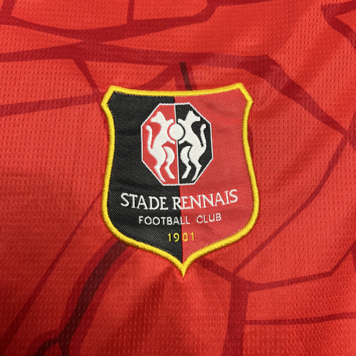 24-25 Stade Rennais Home Fans Soccer Jersey