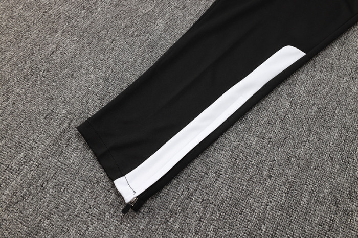 2025 JOM Black Half Pull Tracksuit (半拉链)
