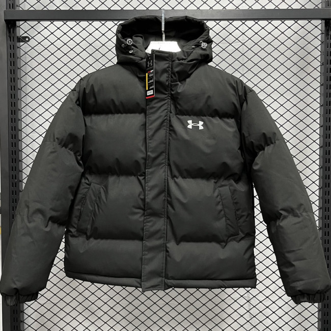 24-25 MF5 UA Black Hooded Cotton Coat #棉衣