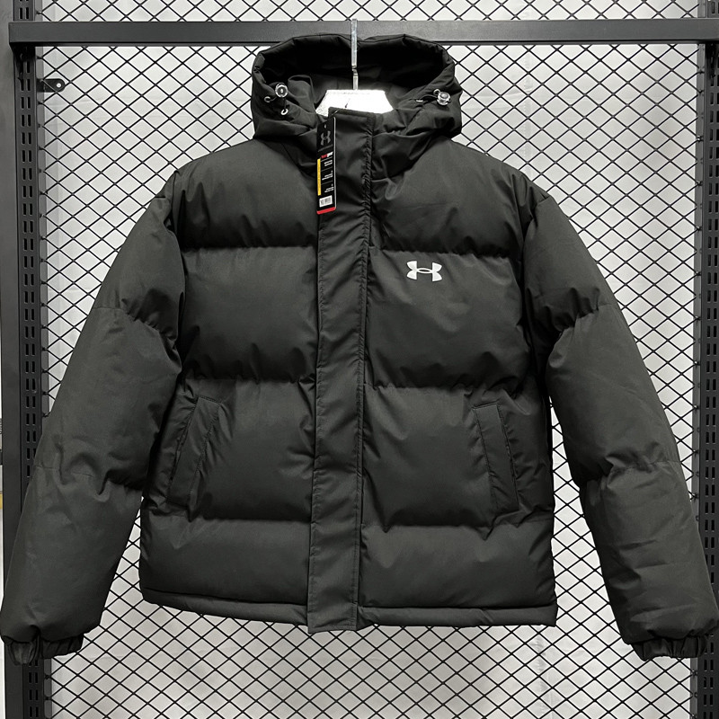 24-25 MF5 UA Black Hooded Cotton Coat #棉衣