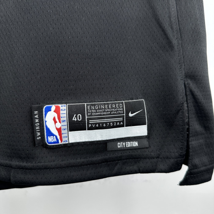 23-24 LAKERS DONCIC #77 Black City Edition Top Quality Hot Pressing NBA Jersey