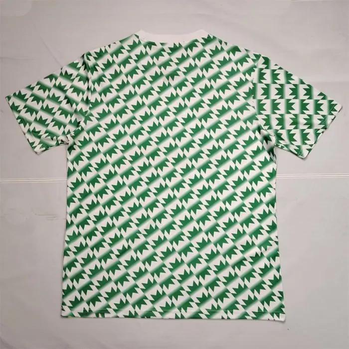 Palestina FC Green White Retro Soccer Jersey *花绿