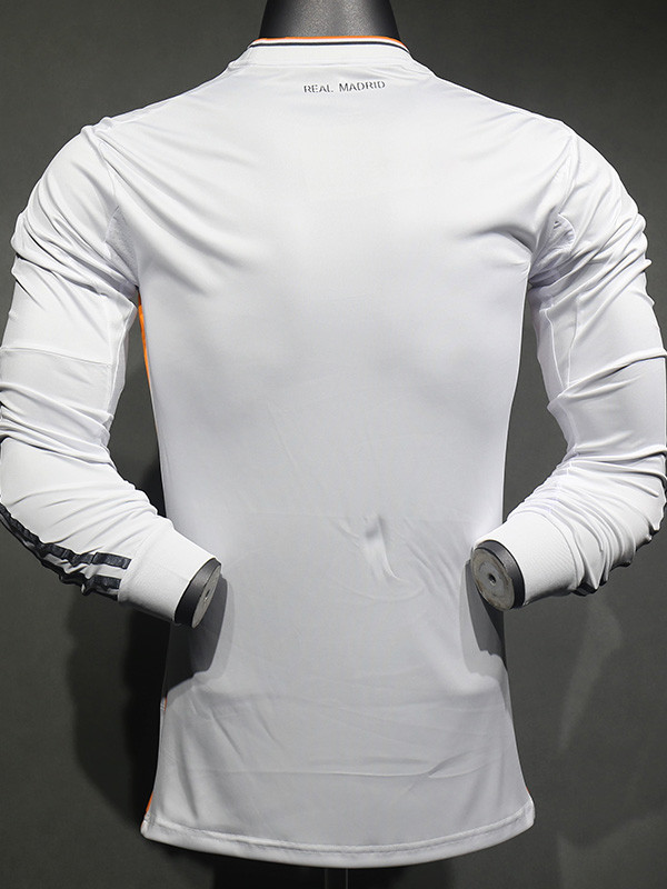 2013-2014 RMA Home Player Version Long Sleeve Retro Soccer Jersey（长袖球员）