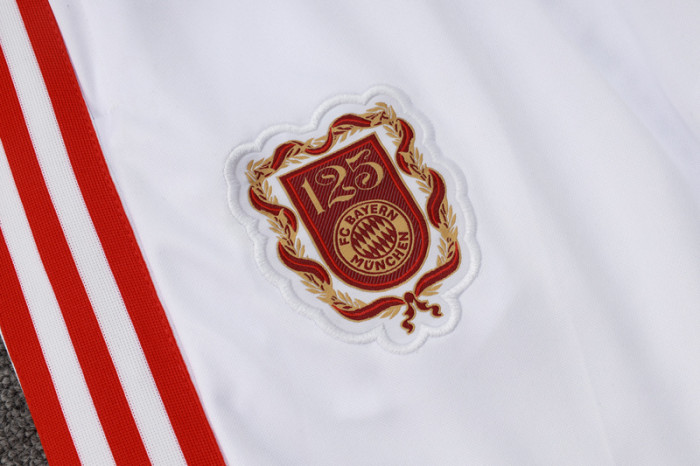 25-26 Bayern White Half Pull Tracksuit #B2520(半拉链)