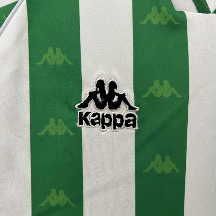 1995-1997 Real Betis Home Kids Retro Soccer Jersey