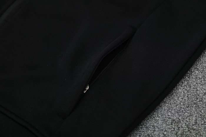 2025 AD Black Jacket Tracksuit #2314