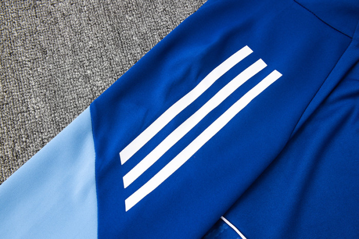 2025 AD Fancy blue Half Pull Tracksuit #06(半拉链)