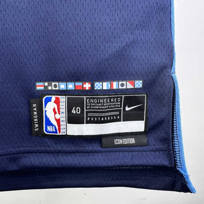 24-25 Clippers GEORGE #13 Navy Blue Away Top Quality Hot Pressing NBA Jersey