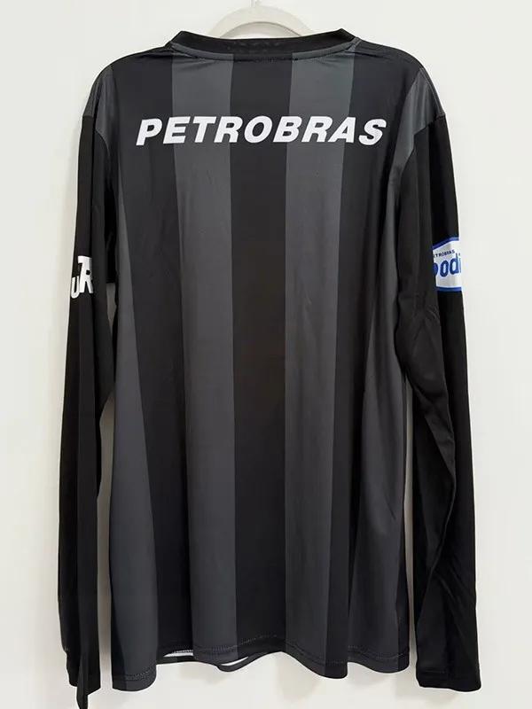 2007 Flamengo GoalKeeper Black Long Sleeve Retro Soccer Jersey (长袖)