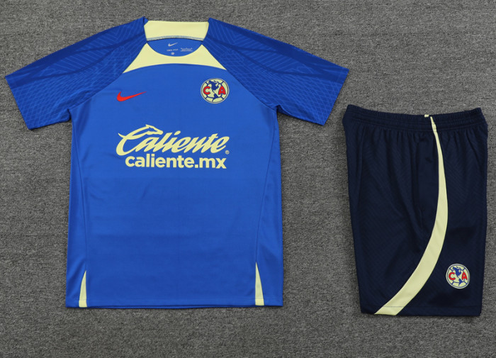 24-25 Club America Blue Training Short Suit